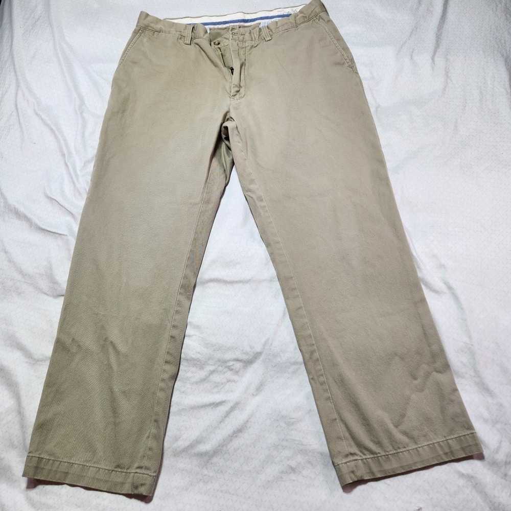 Polo Ralph Lauren Mens Khaki Chino's Pants Cotton Relaxed Fit 36x30